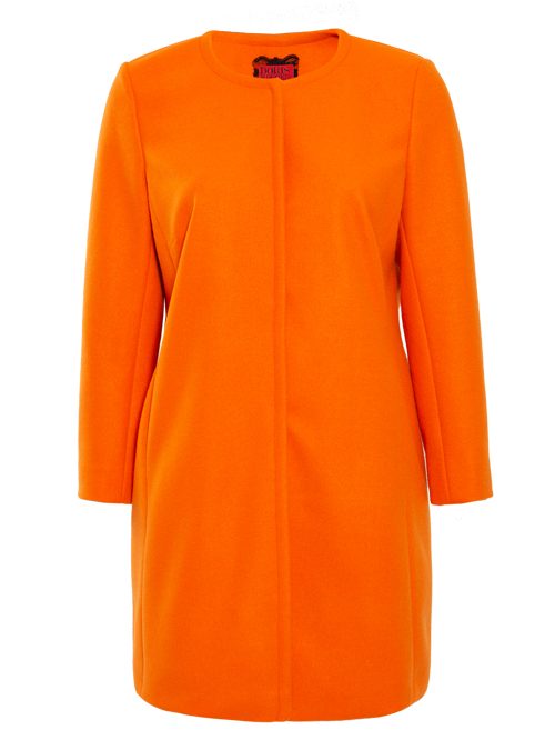 Clean Cut Coat, Expressive Orange
