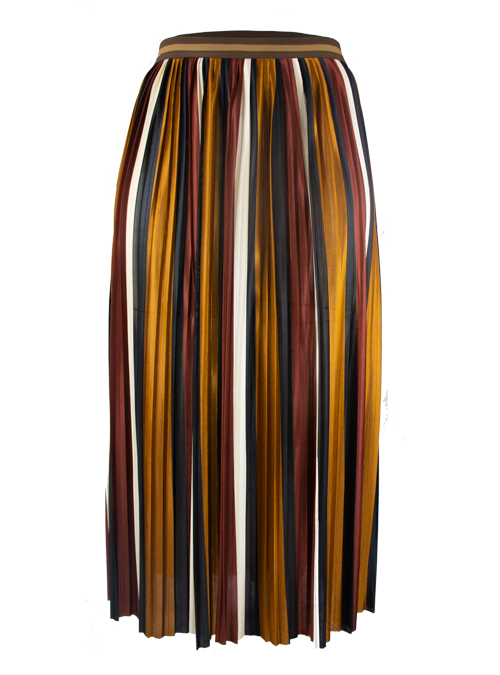 Plissee Skirt, Marigold Twirl, Striped
