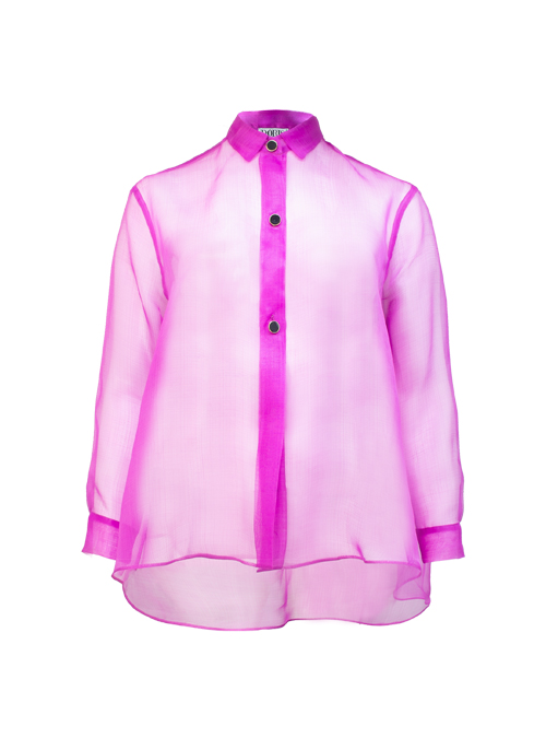 New Silhouette Blouse, Pink Serenade, Silk