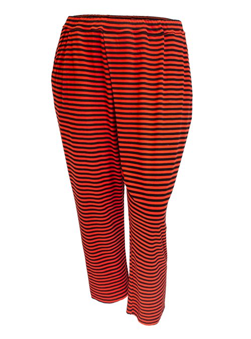 Crosspants, Stripes, Orange and Black