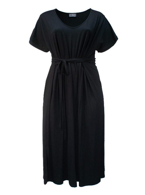 Simplicity Dress, Deep Black
