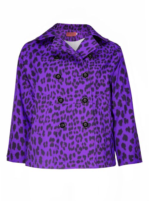 Luxury Casual Cabanjacket, Leo, Purple